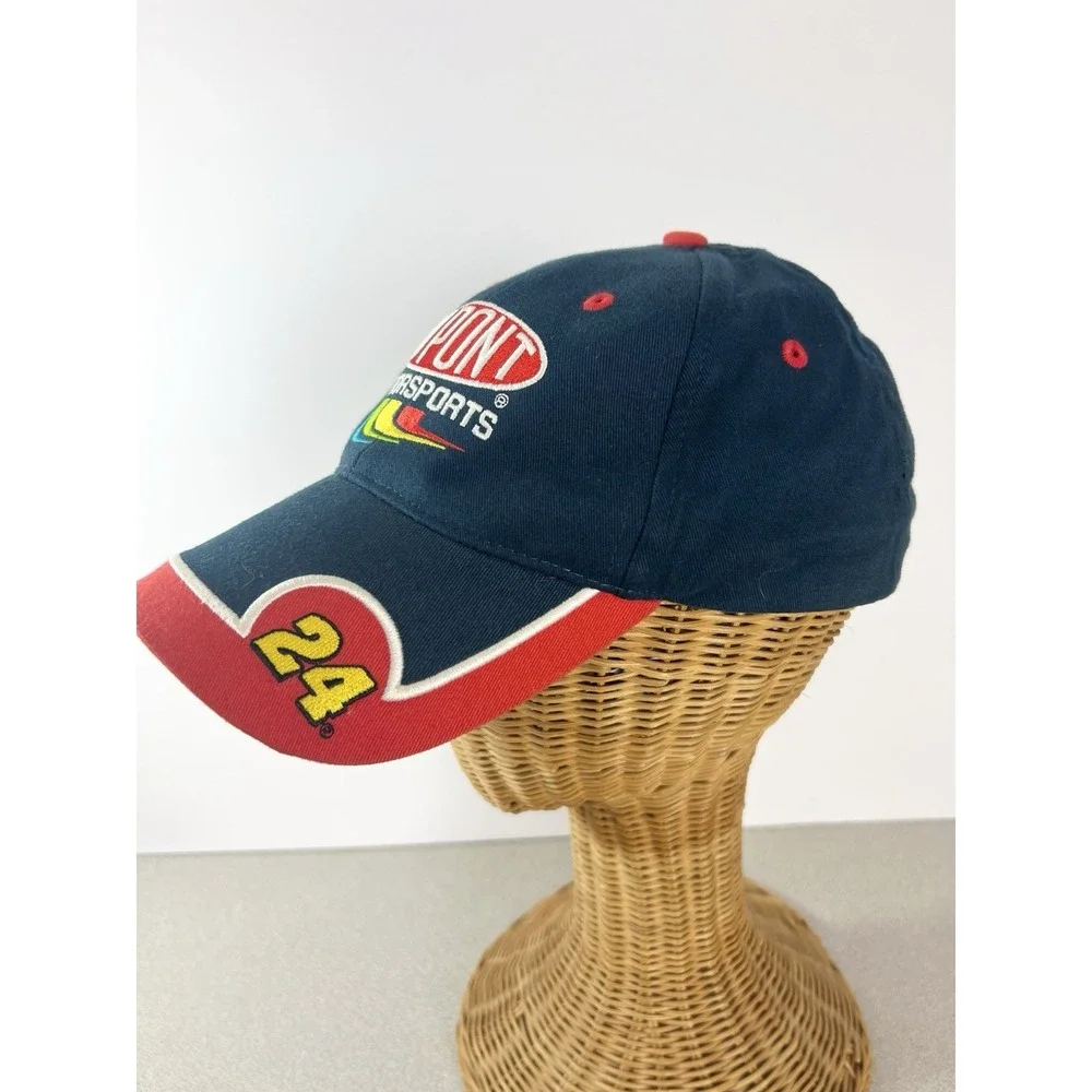 Jeff Gordon Dupont Motorsports Nascar #24 Winners Circle Hat Strap Back